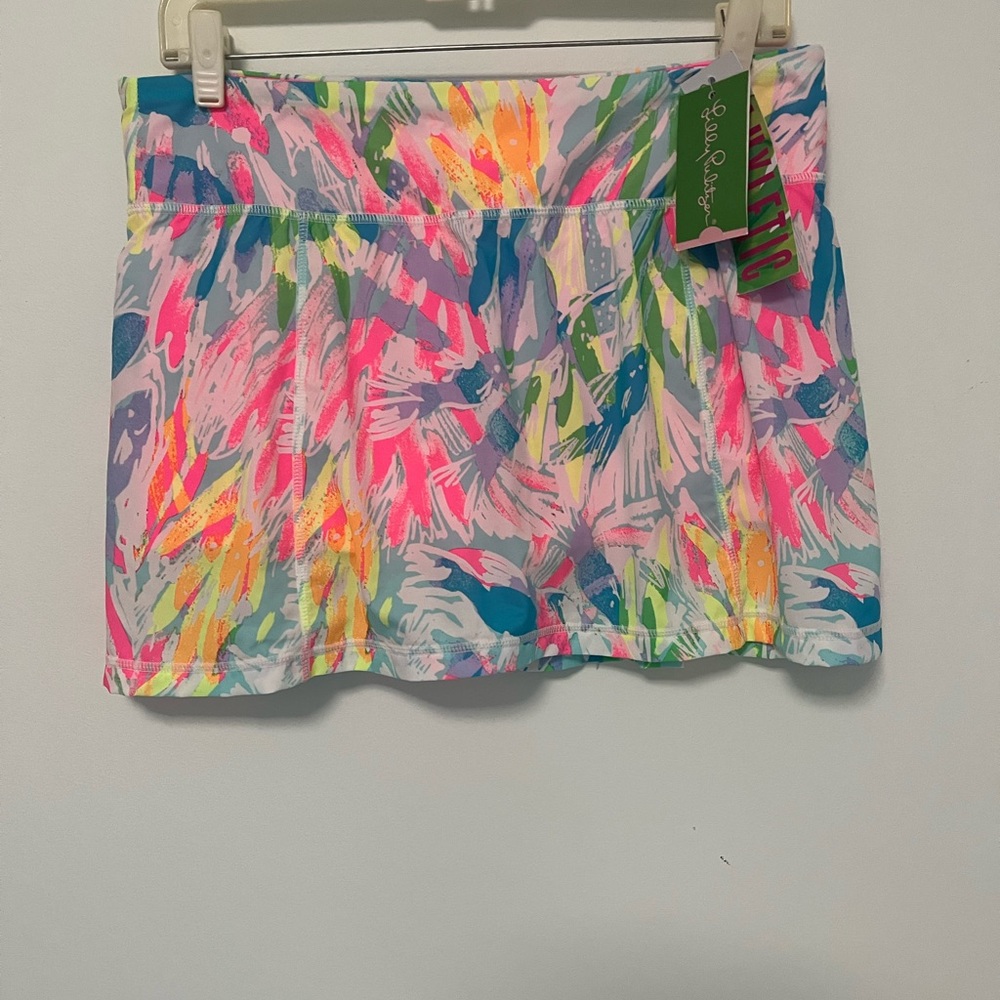 Lilly Pulitzer Luxletic Josephine Skort Sparkling Sands size S NWT - Picture 6 of 6